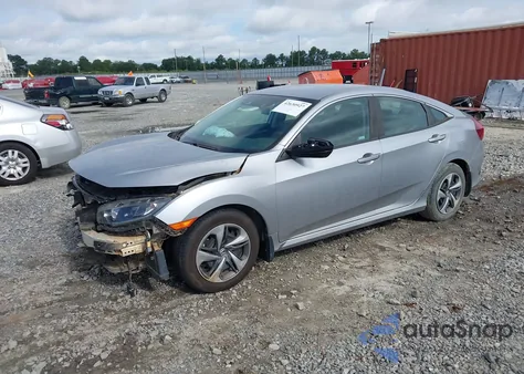 2021 Honda Civic Lx из США, поврежденный, VIN 2HGFC2F62MH515335